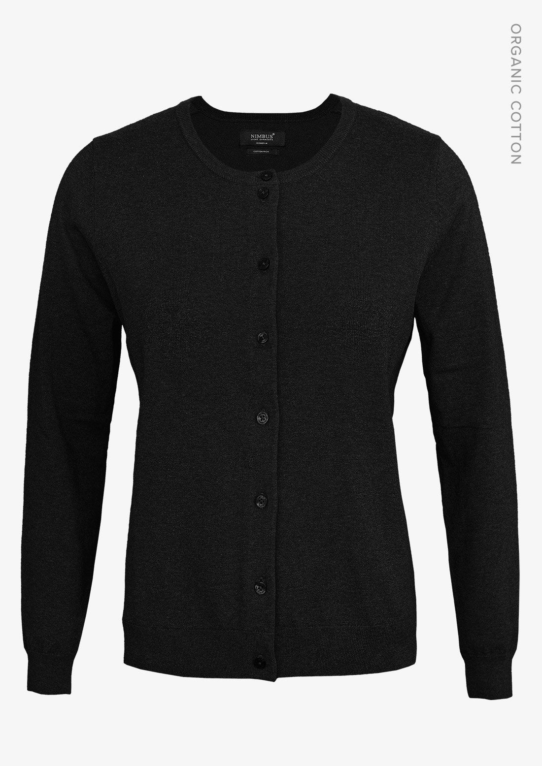 AW25 NEWS 0003 Brighton Cardigan Women Black Front