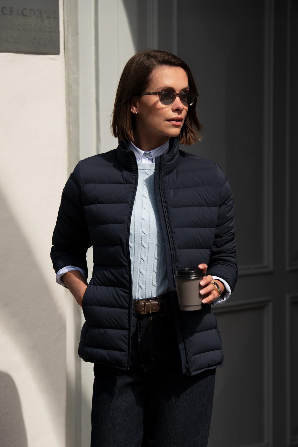 Avalon Women Navy AW25 Modelimage