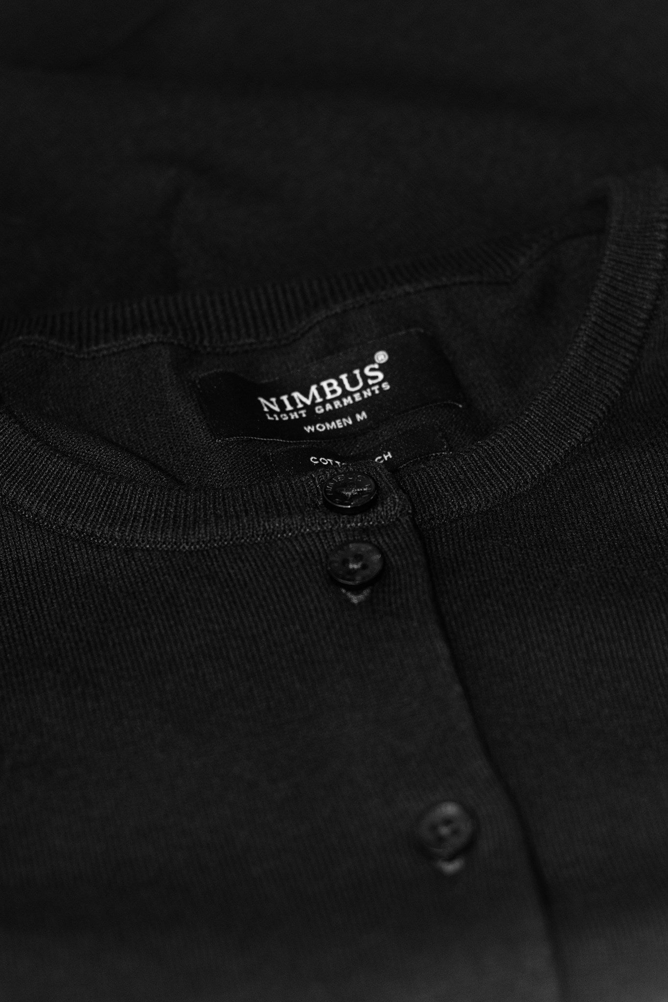 Brighton Cardigan Women Black Closeup 1