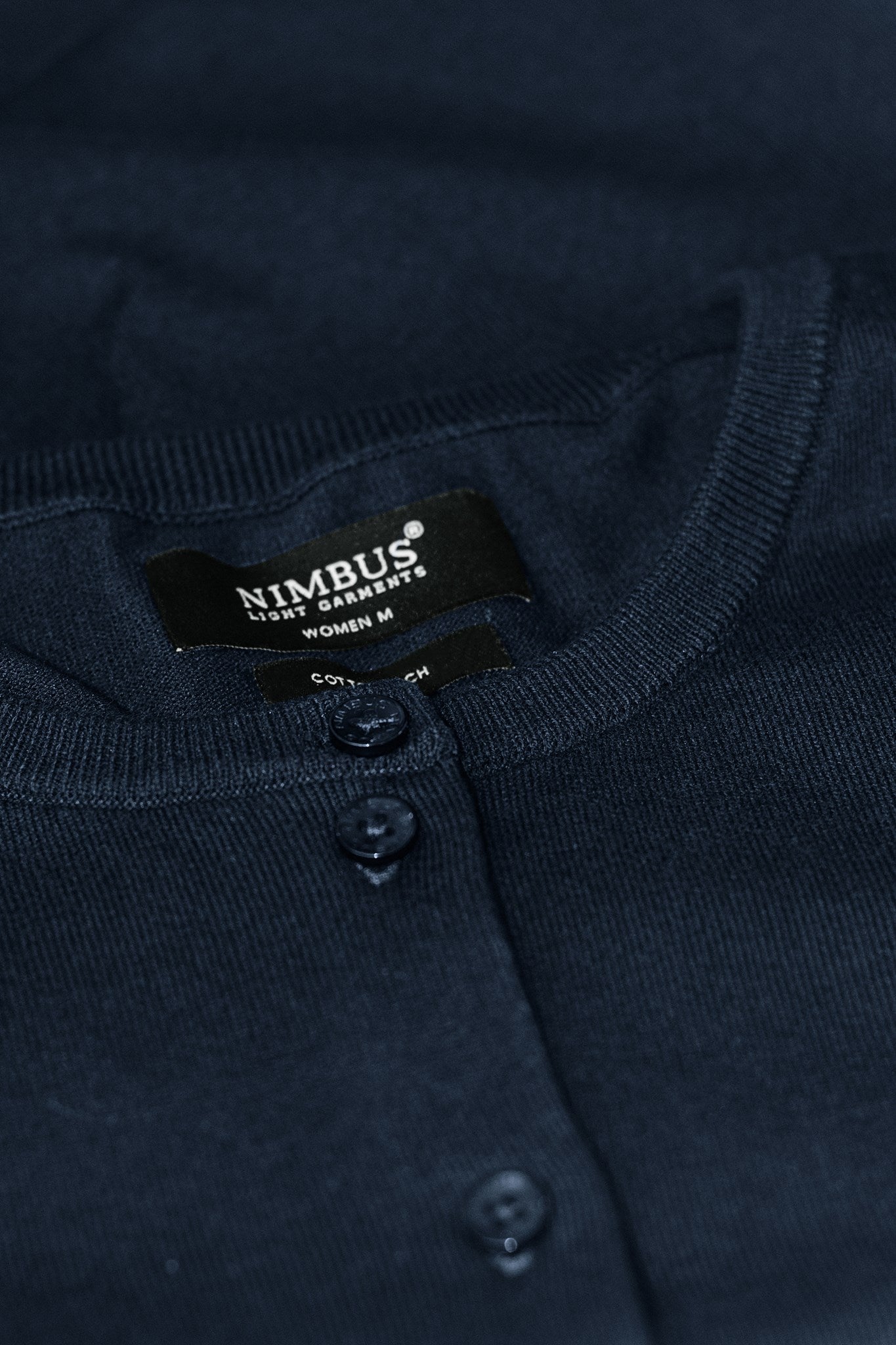 Brighton Cardigan Women Navy Closeup 1